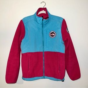 The North Face Fleece Jacket Pink and Blue